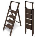 3 Step Foldable Aluminum Step Ladder with Handgrip N661