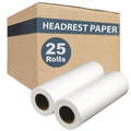 25-Pack 8.5" x 225' Premium Smooth 16 Pound Paper Disposable Paper Spool I774