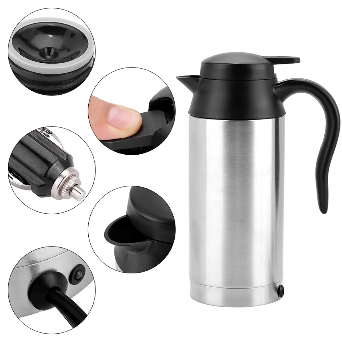 Portable 750ml 24V Water Heater Bottle E346