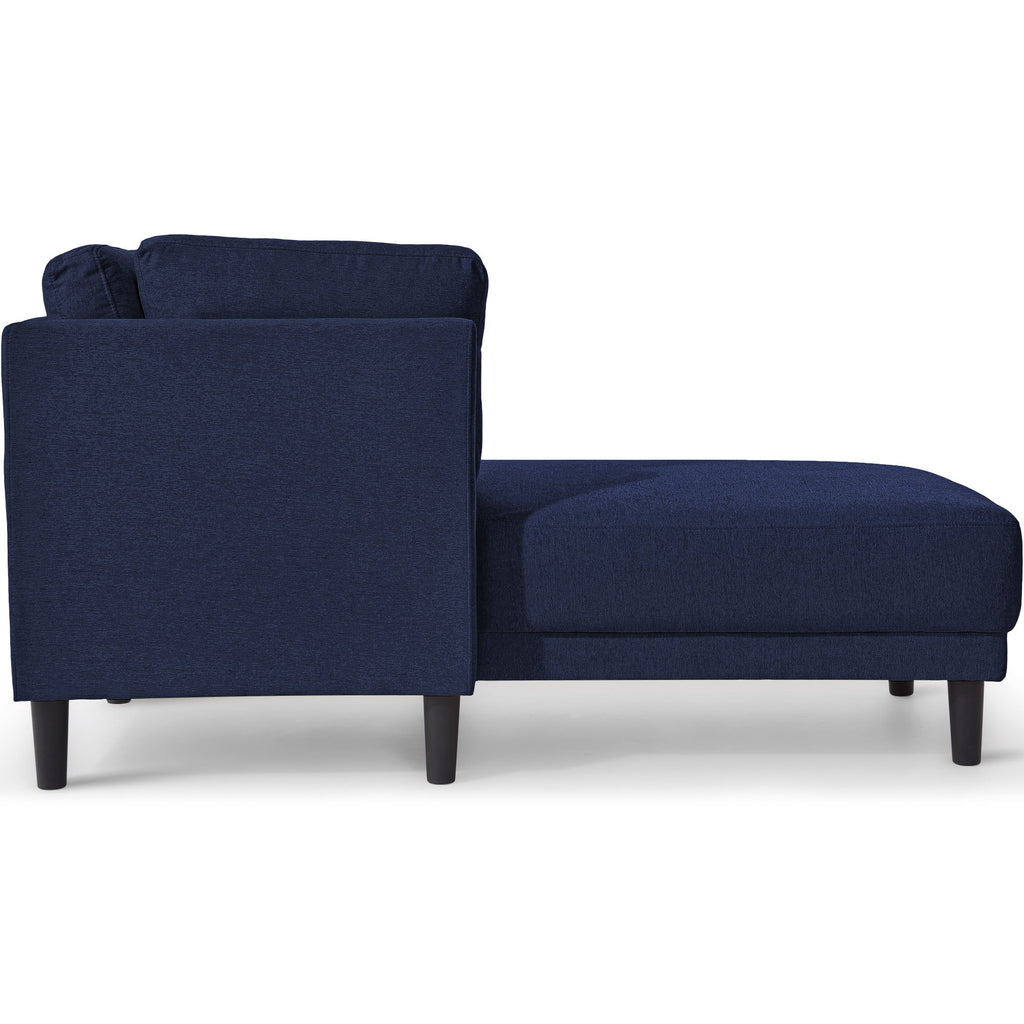 65" Fabric Upholstered Corner Lounge Chair J844059