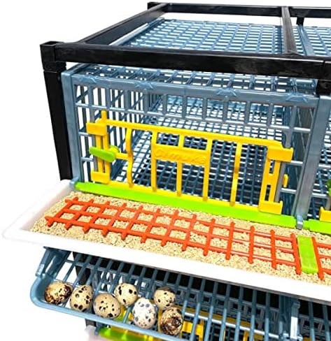 3 Layer ABS Plastic Quail Cage M988