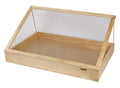 36 inch Natural Pine Wood Countertop Display Case C9721