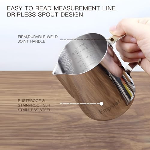 Compact Espresso Coffee Machine with Milk Frother Steam Wand X70755