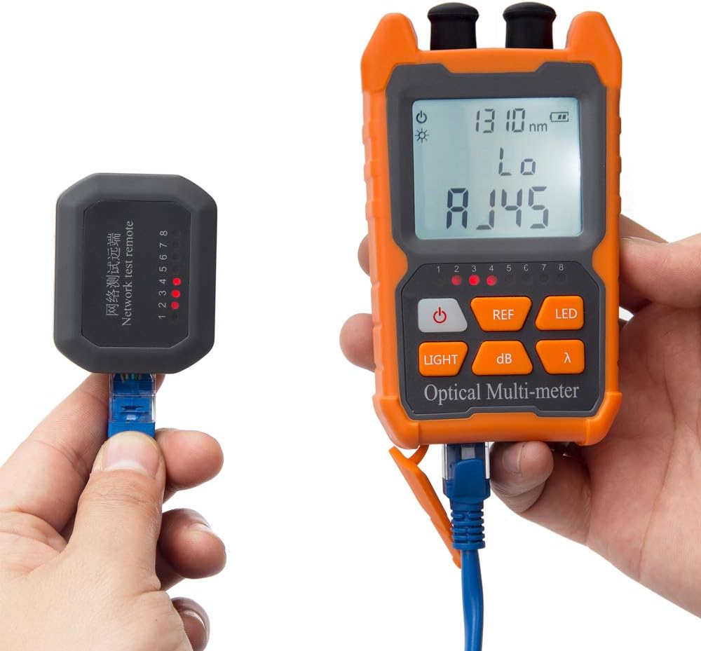 Fiber Optic Cable Tester with Visual Fault Locator E458238