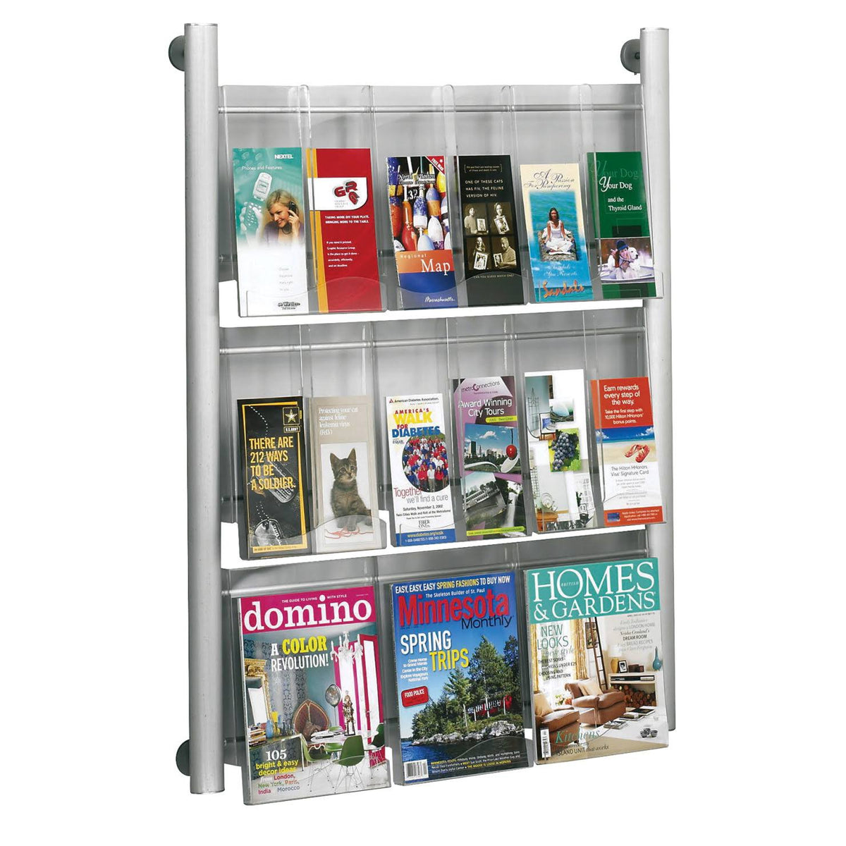 9-Pocket Magazine Rack U394753