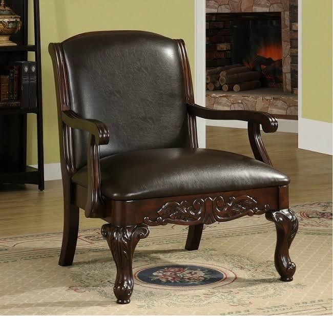 Dark Cherry Accent Chair Y946603