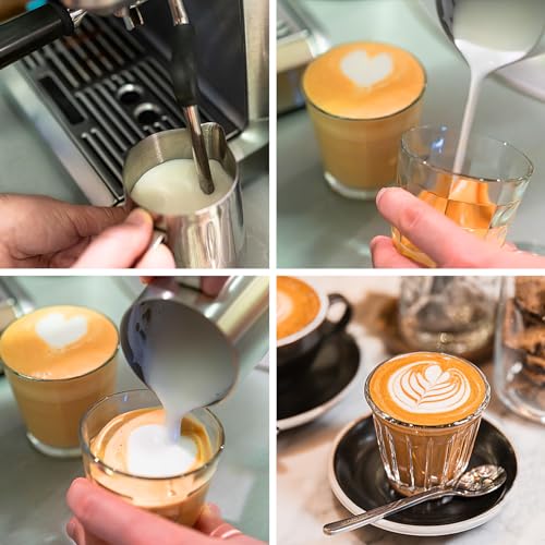 Compact Espresso Coffee Machine with Milk Frother Steam Wand X70755