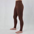 Dark Taupe Knee Patch Tights B10262