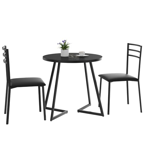 Small Round Dining Table Set for 2 W141398