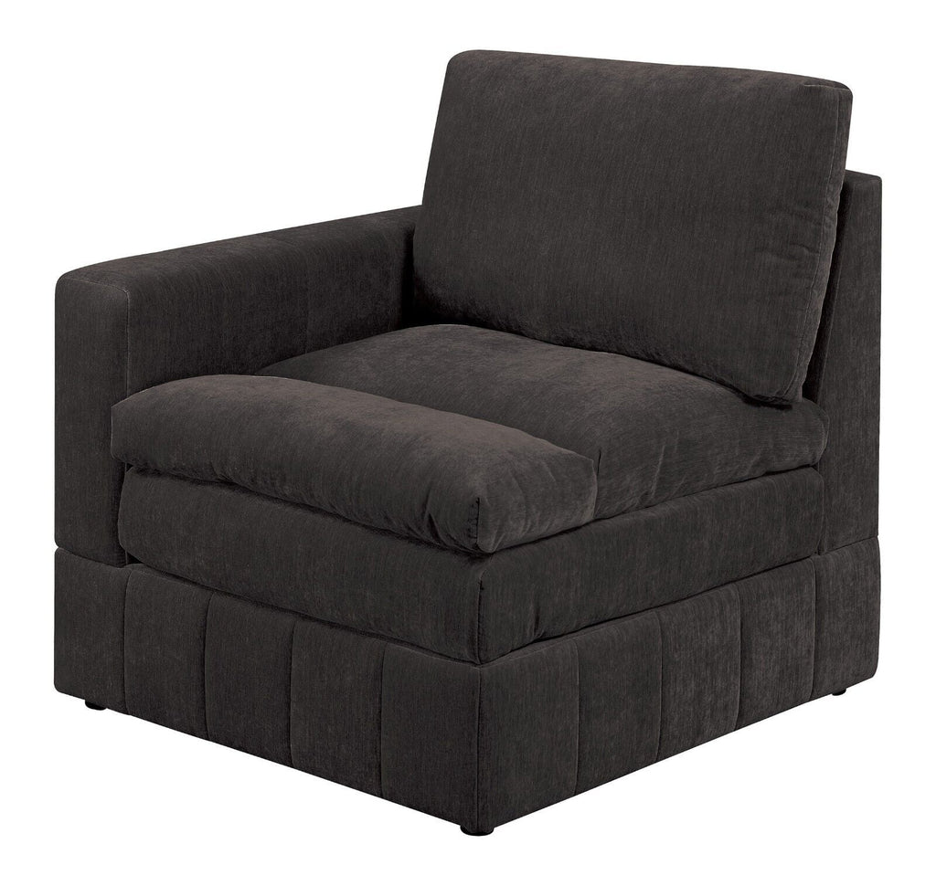 Plush Cushion 6pc Modular Sectional Set with Ottoman B8138