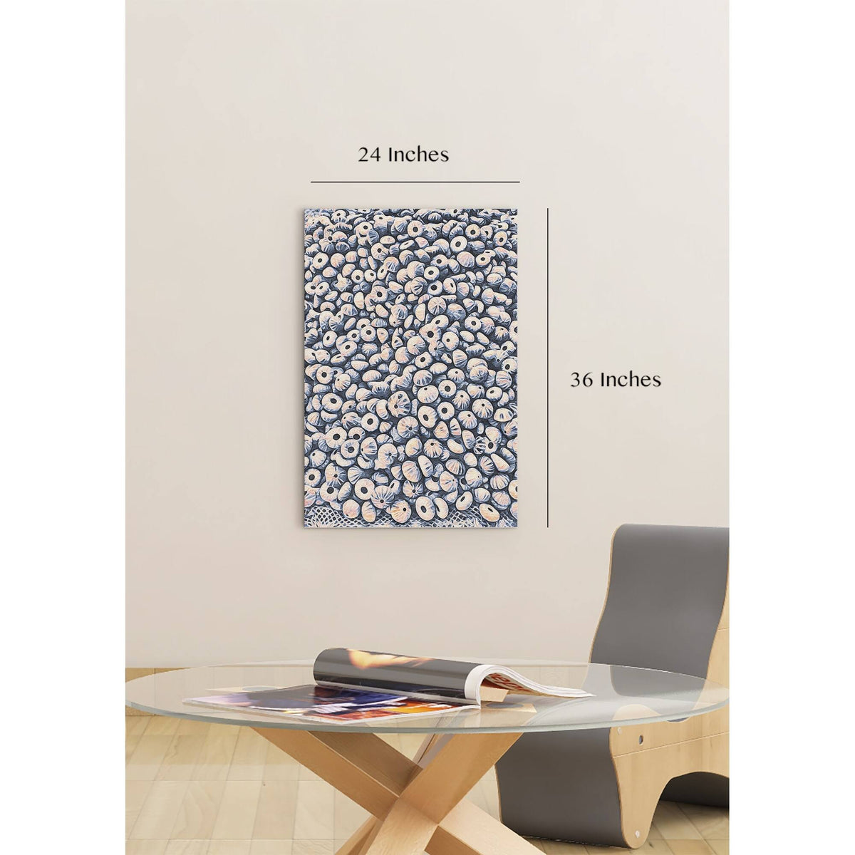 Multi-Color Stretched Canvas R97209