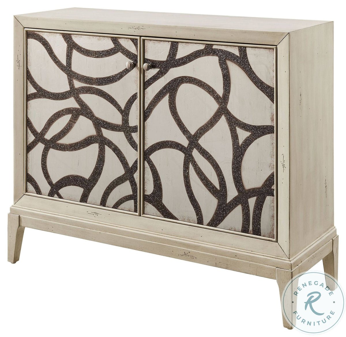 Bold Painted Pattern Door Chest K771331