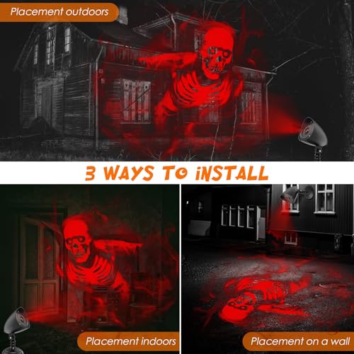 3D Dynamic LED Halloween Projector Y828