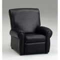 Modern Kids Club Recliner Black Leather Like Z9268