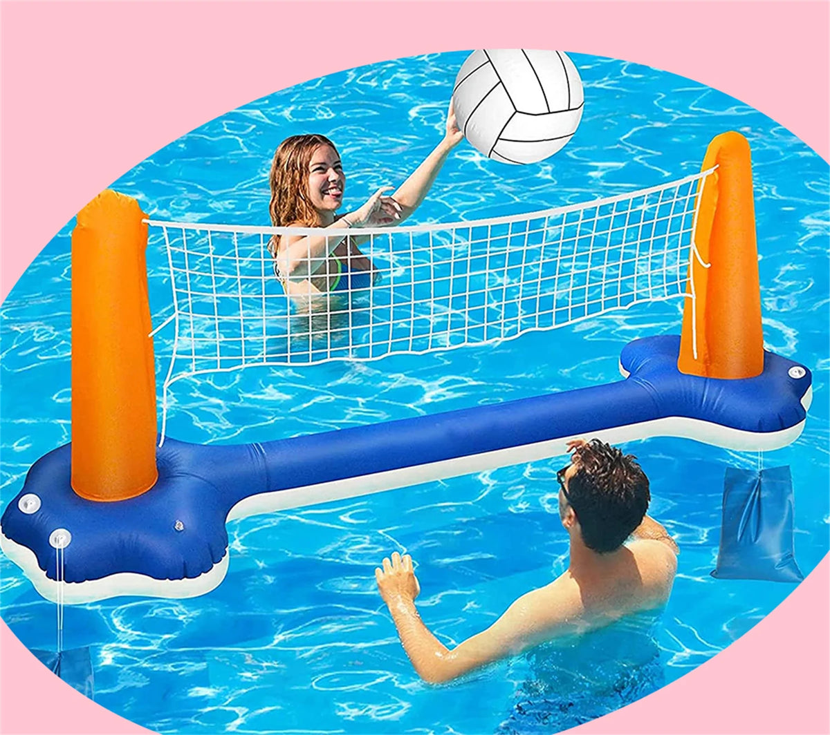 Inflatable Pool Volleyball Net Set E26561