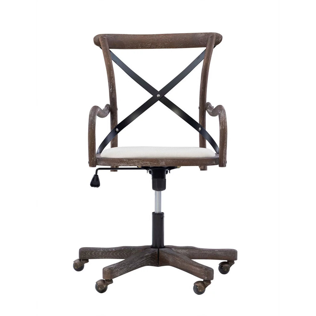 Adjustable Swivel Brown Office Chair A972