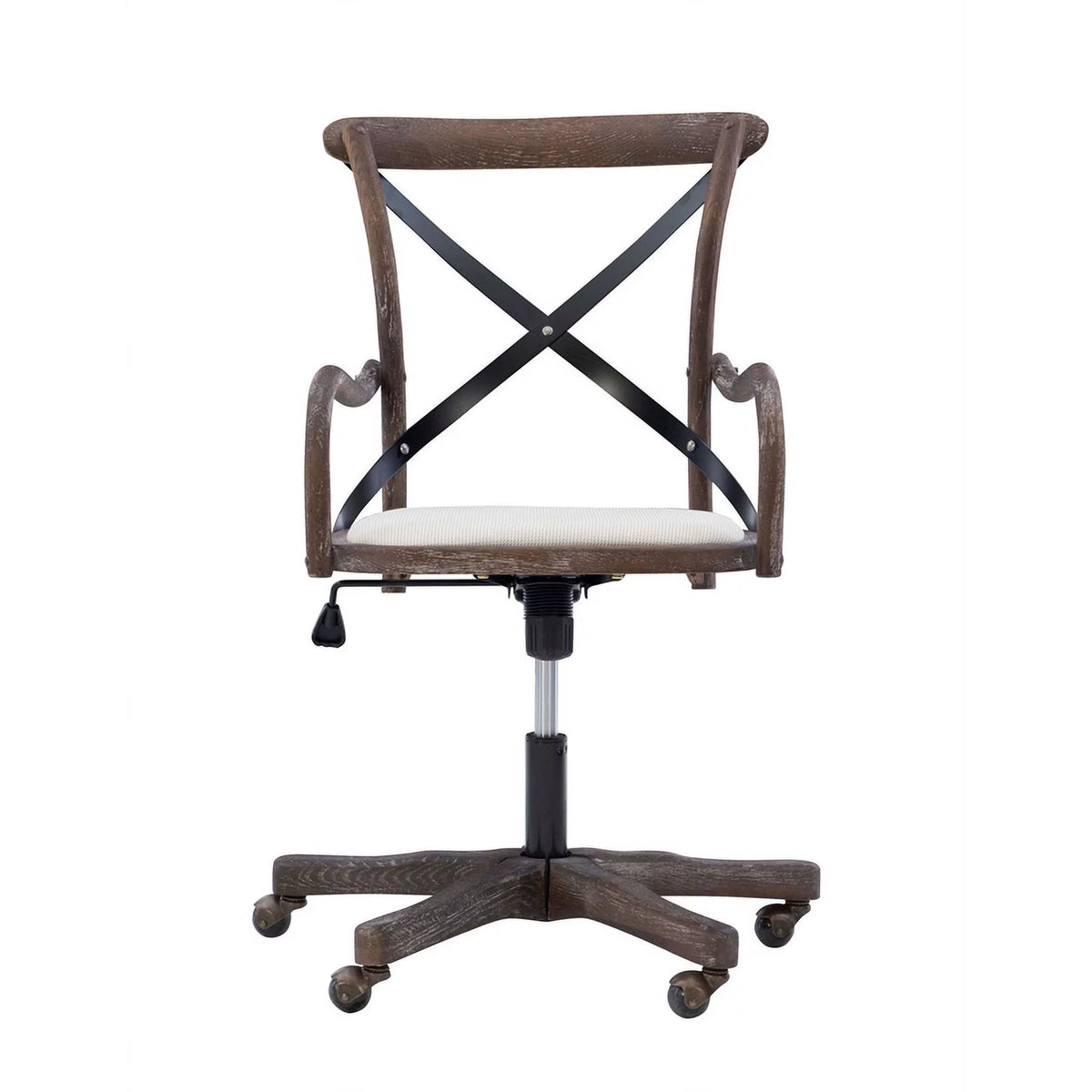 Adjustable Swivel Brown Office Chair A972