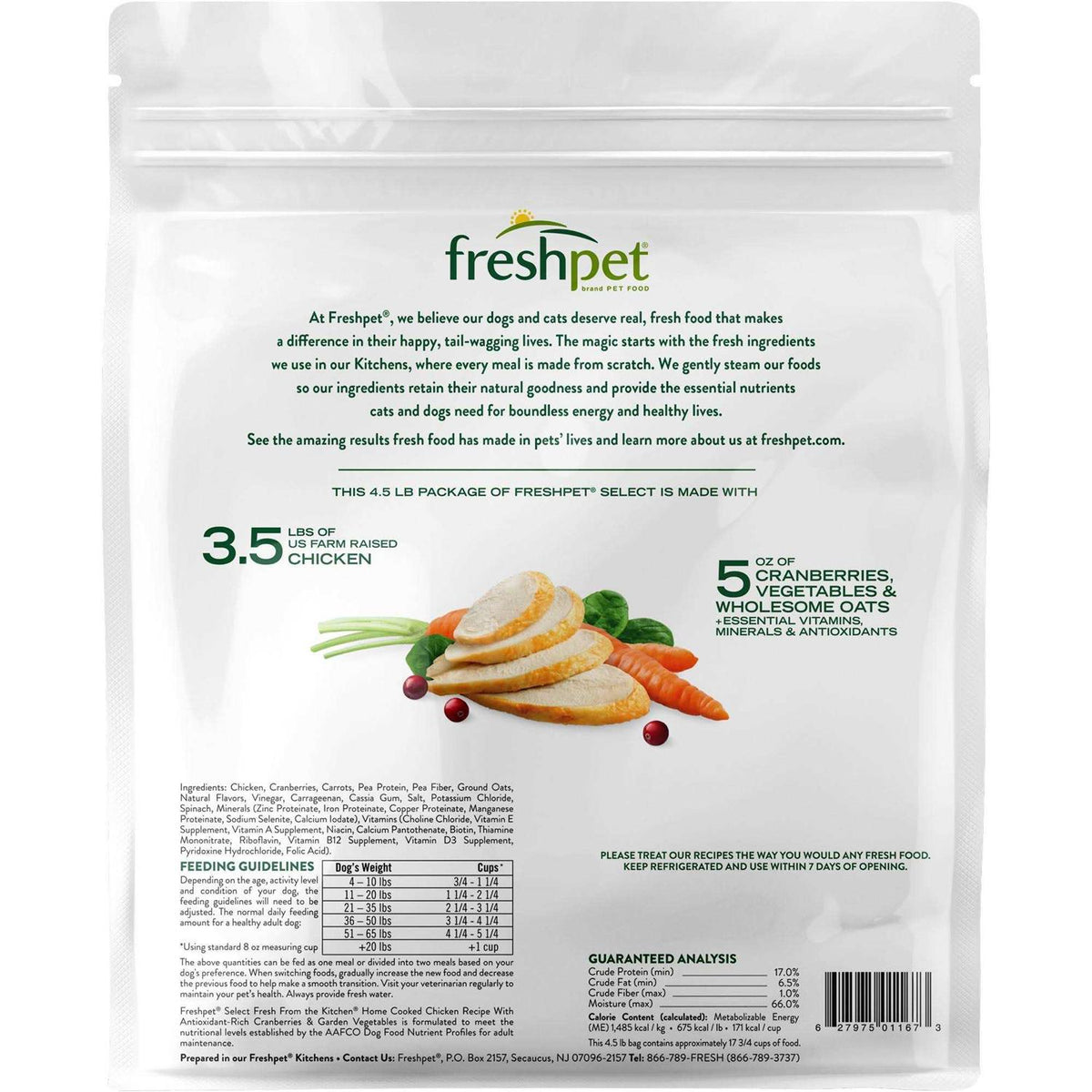 Fresh from the Kitchen Select Home Cooked Chicken Recipe Dog Food T9780