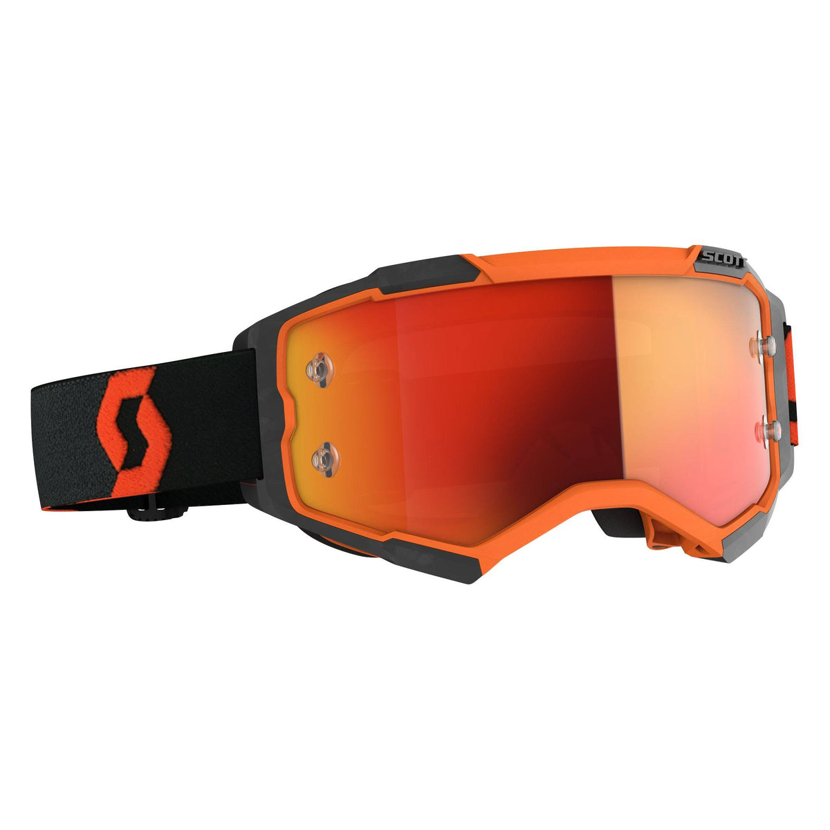 Black Orange Motocross Goggles A5901