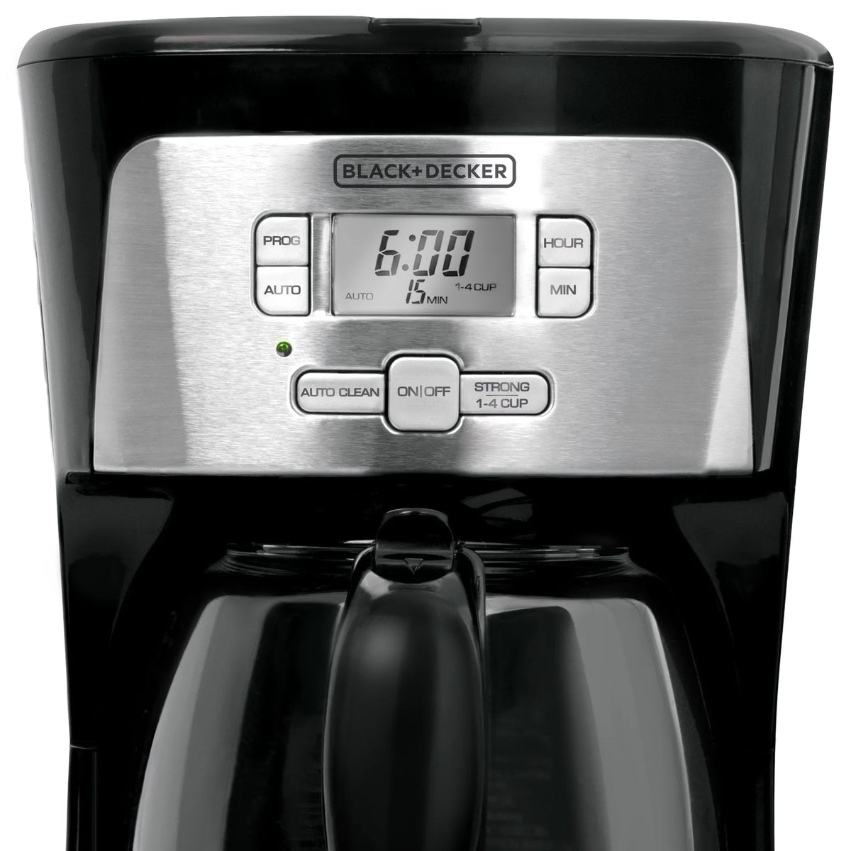 12-Cup Programmable Black Coffeemaker I566