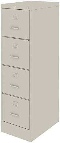 22 Deep 4 Drawer Letter File Cabinet in Putty P104