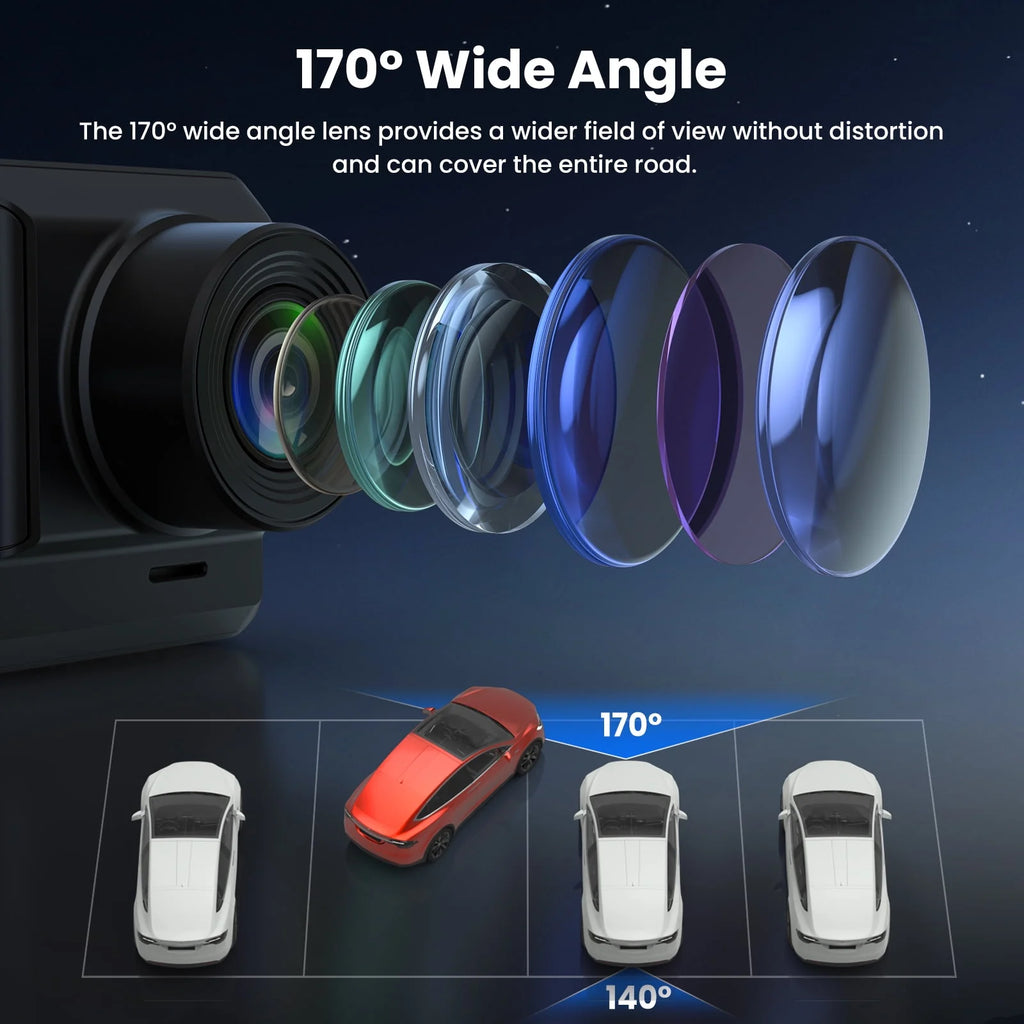 Dash Cam Front and Rear 1080P Full HD M59610