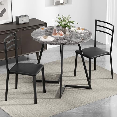 Small Round Dining Table Set for 2 W141398