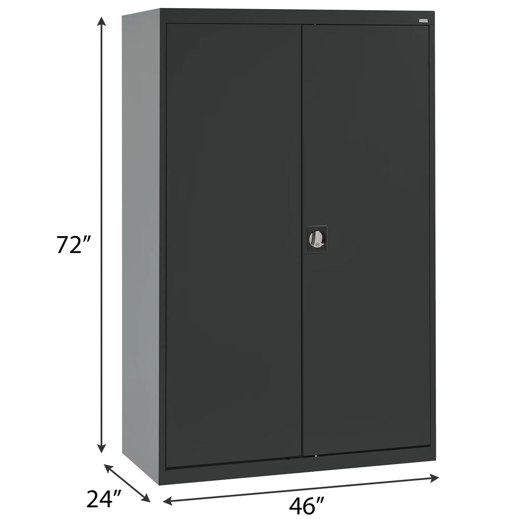 5-Shelf Steel Storage Cabinet with Recessed Handle F4274