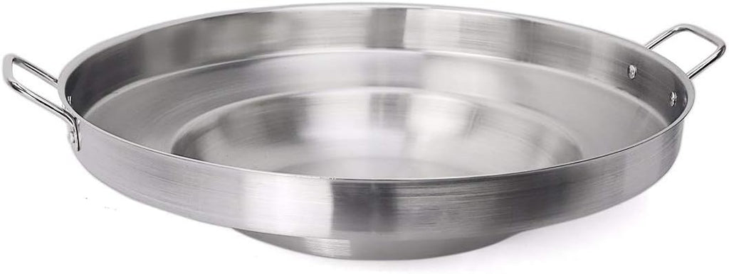 23 Stainless Steel Concave Fry Comal G176100