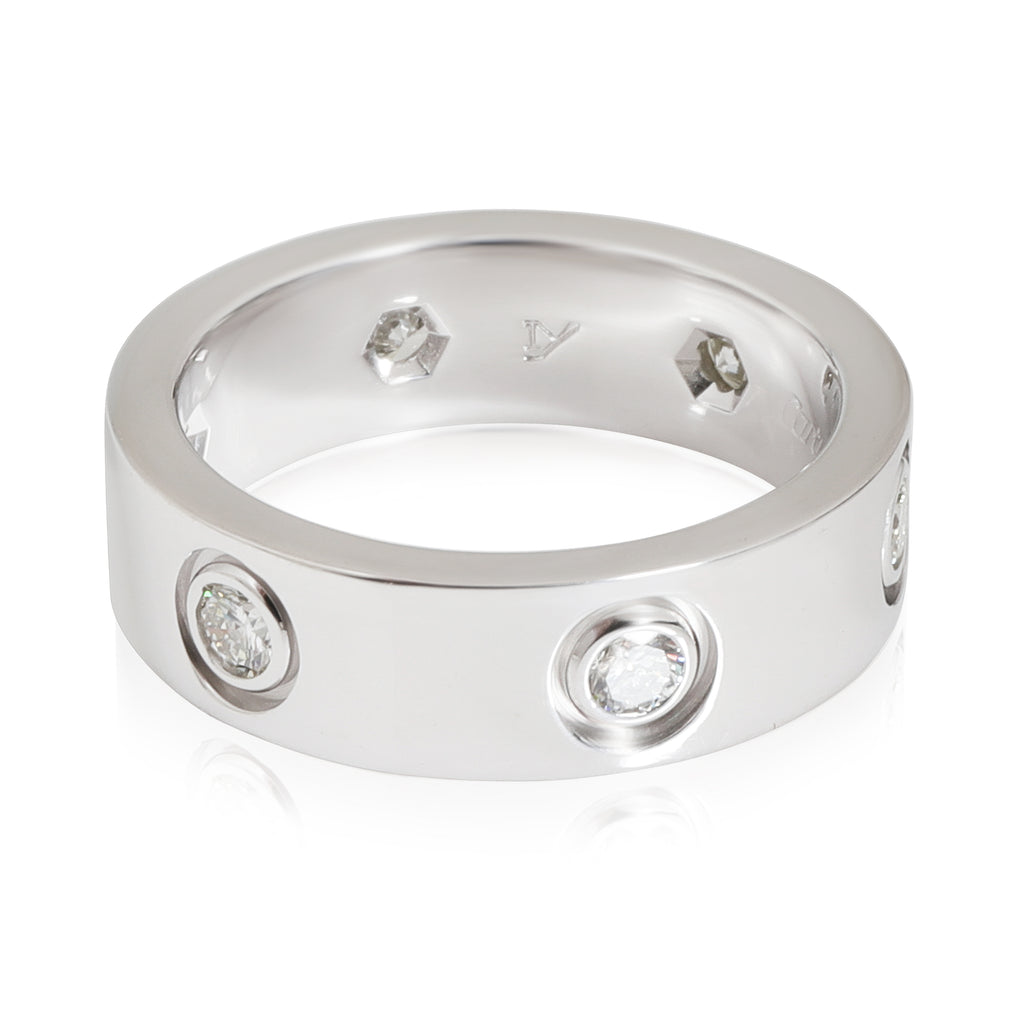 18k White Gold Diamond Ring 0.46 CTW Pre-Owned F719
