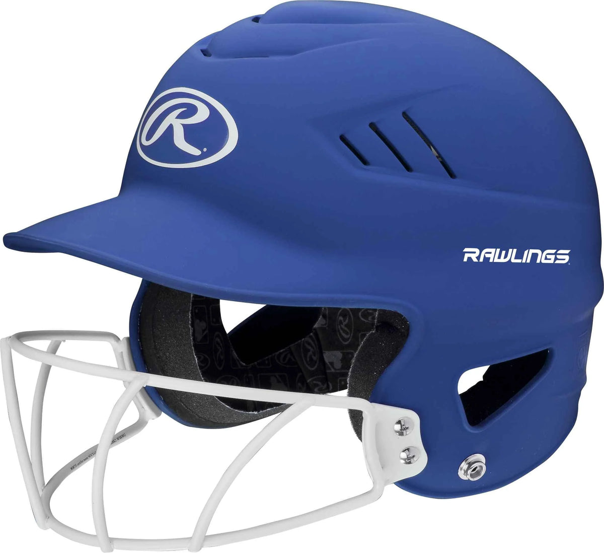 Matte Black Adult Batting Helmet V992
