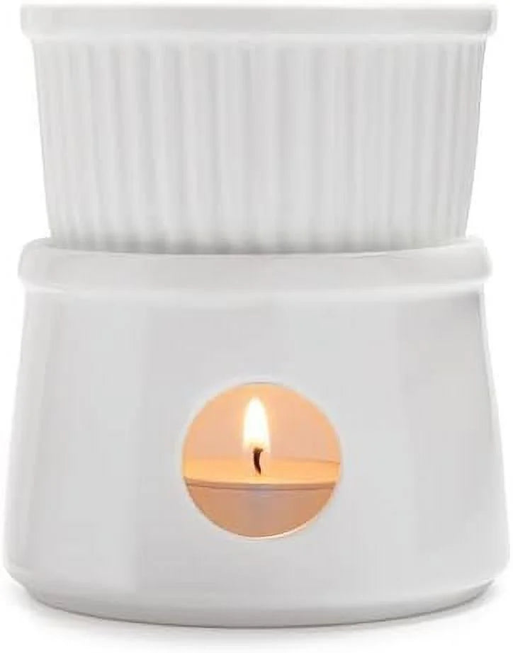 White Butter Warmer O9066
