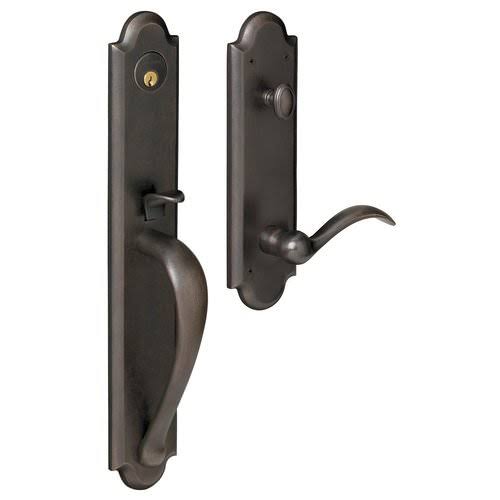 Satin Nickel Single Cylinder Handleset O52226