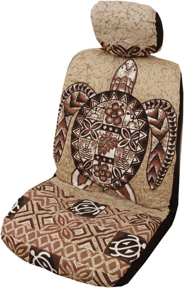Gray Hawaiian Car Seat Covers Pack of 2 R41541