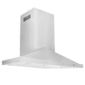 30 in. 400 CFM Convertible Island Mount Range Hood Z470