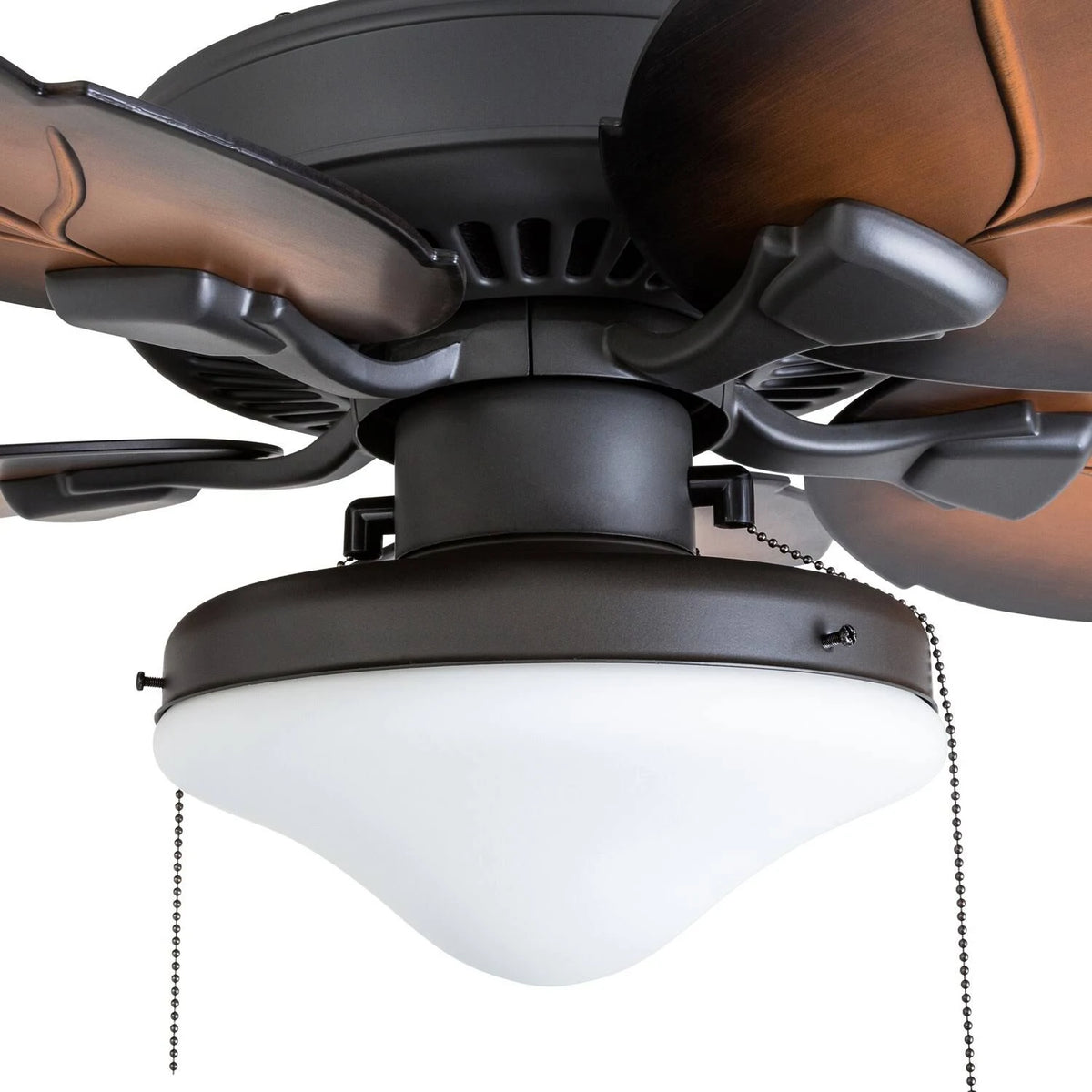 Tropical Aged Bronze Mocha Globe Ceiling Fan with 3-Speed Remote (52-inch) C7515