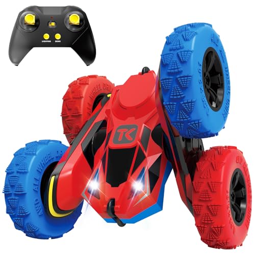 Remote Control Stunt Car with Lights Double-Sided J818