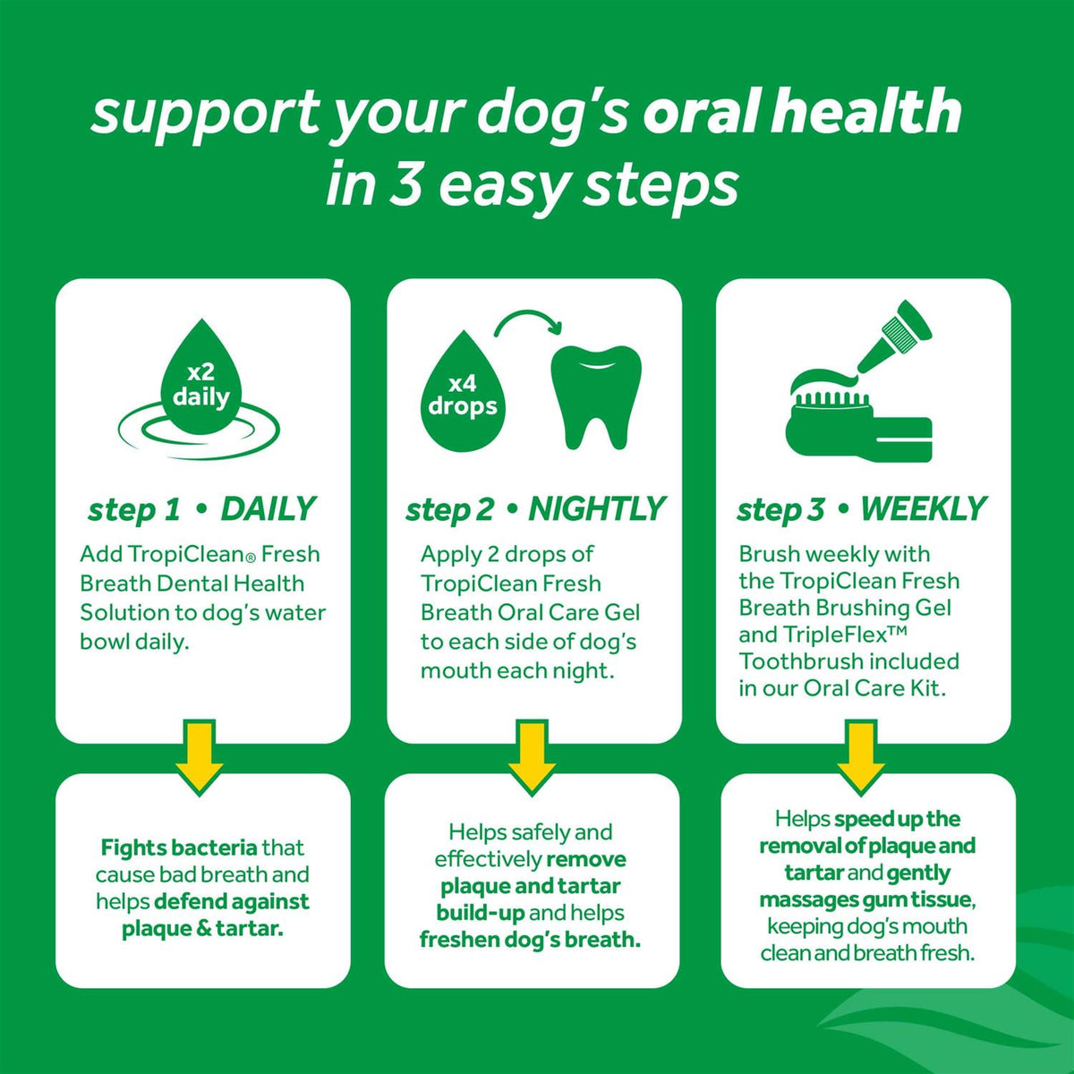 Fresh Breath Brushing Gel for Dogs Q3980