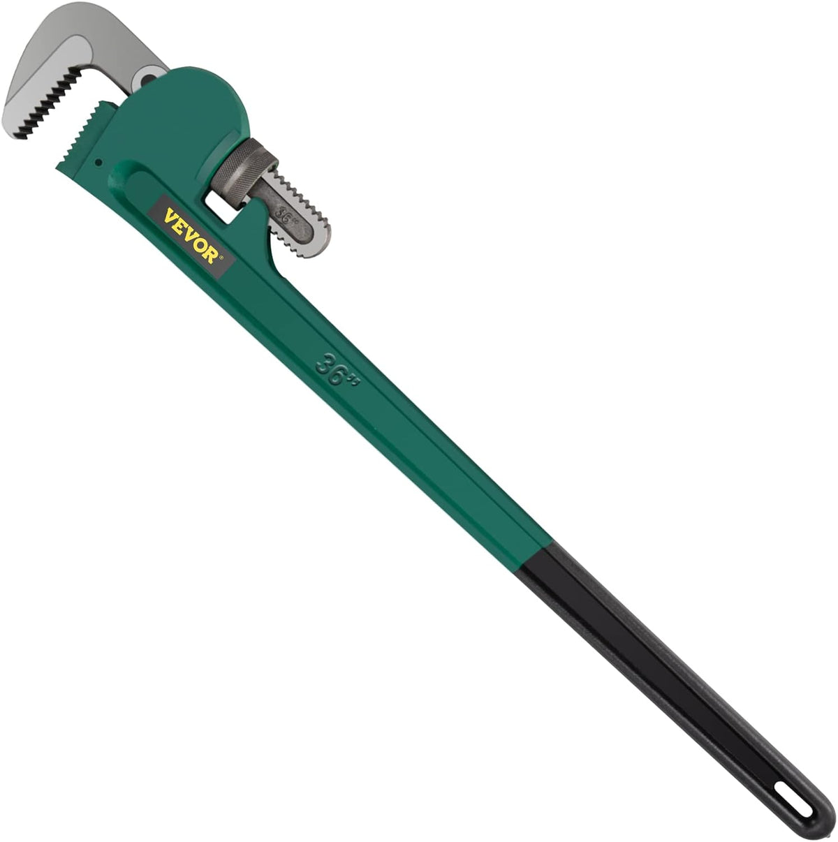 36-Inch Aluminum Straight Pipe Wrench Adjustable Heavy Duty 5” Jaw Capacity Pack of 2 J20458