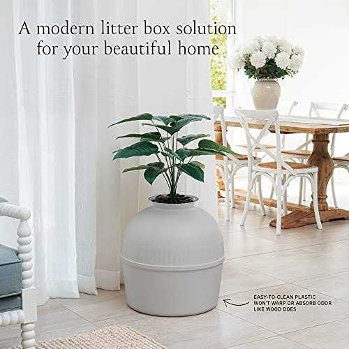 Hidden Litter Box Enclosure with Carbon Filter F702