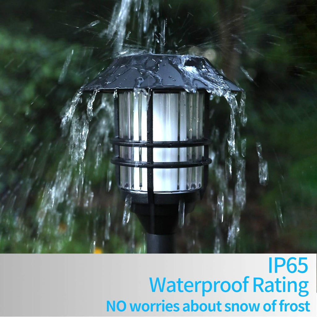 Waterproof LED Metal Solar Pathway Lights 4 Pack V55643