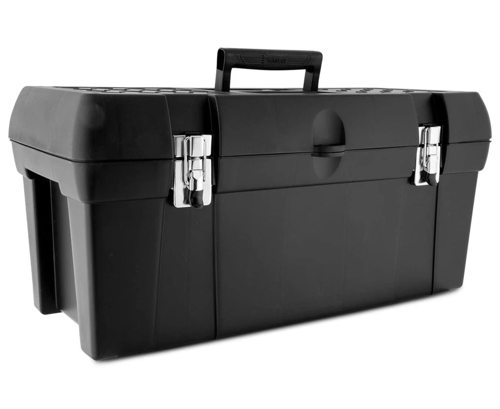 24 In. Metal Latch Tool Box With Tote Tray Z887640