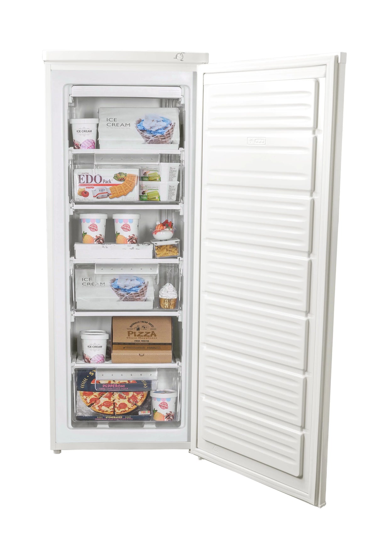 6.0 cu. ft. Upright Freezer in White D5458