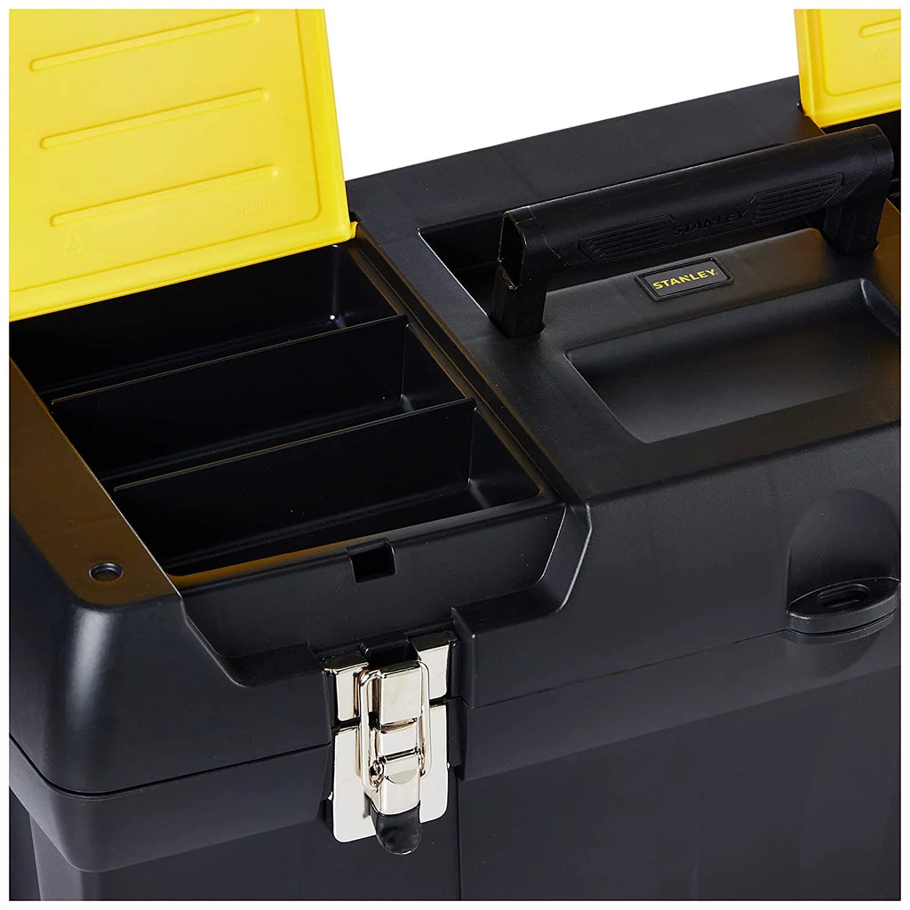24 In. Metal Latch Tool Box With Tote Tray Z887640
