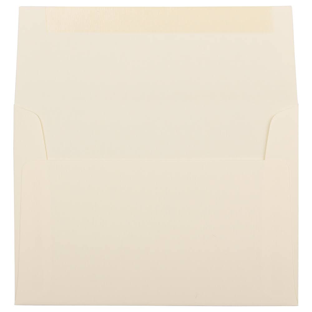 A6 Invitation Envelopes, 4.75 x 6.5, Ivory Laid, 1000/Carton M67494
