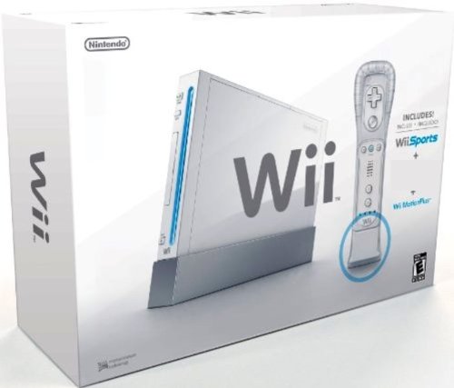 White Wii with Wii Sports Game O70625