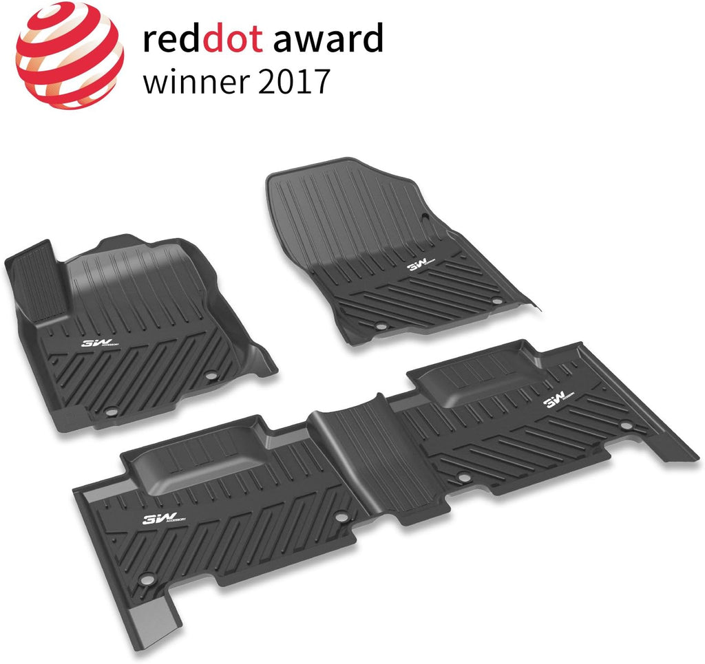 Black TPE All Weather Floor Mats Full Set R59905