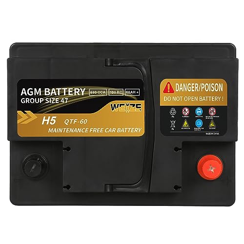BCI Group 24F AGM Automotive Battery, 120RC, 710CCA Y42498