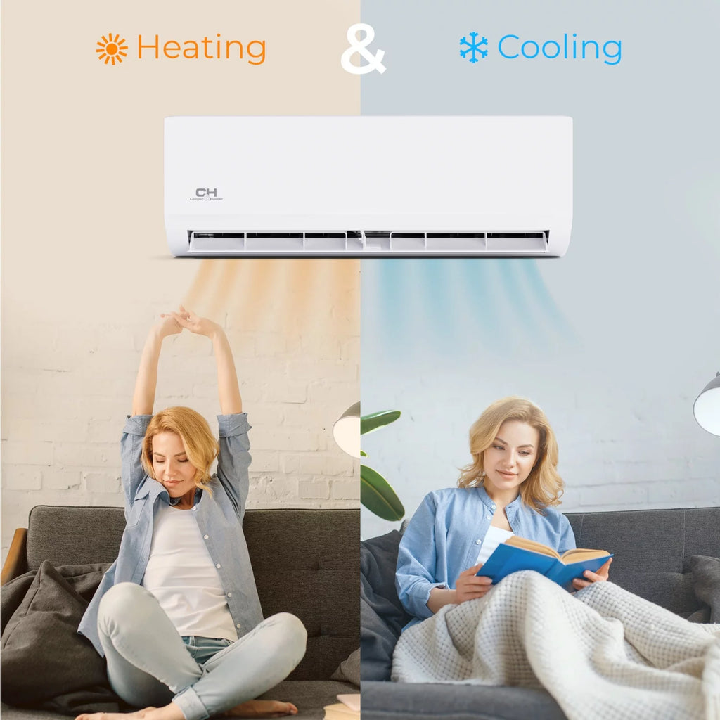 18000 BTU 230V Dual Zone Mini Split Heat Pump Air Conditioner J489358