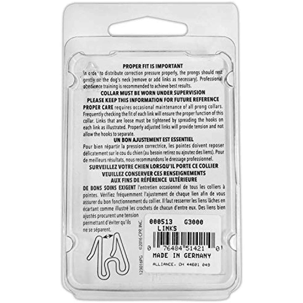 Dog Prong Collars Extra Links L5262